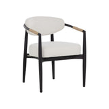 Marion Dining Armchair FURNITURE - outdoor dining chair Sunpan Black