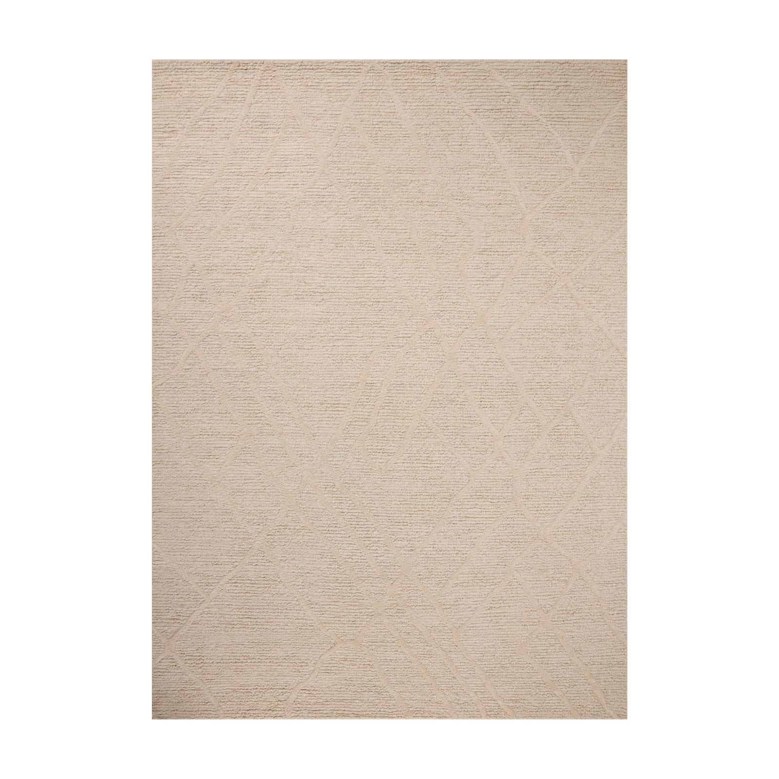 Loloi Cline Ivory Rug 1- RUGS - wool Loloi 18" x 18" sample