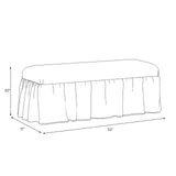Cricket Ruffle Bench