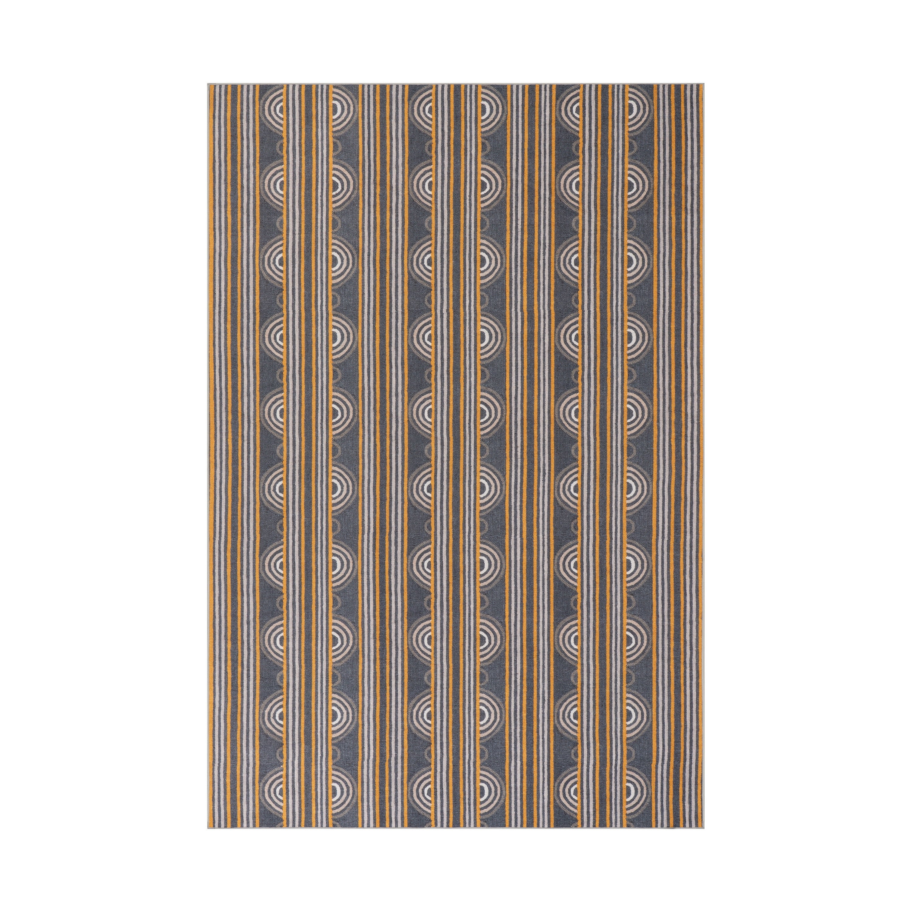 Button Machine Washable Rug, 2' x 3'