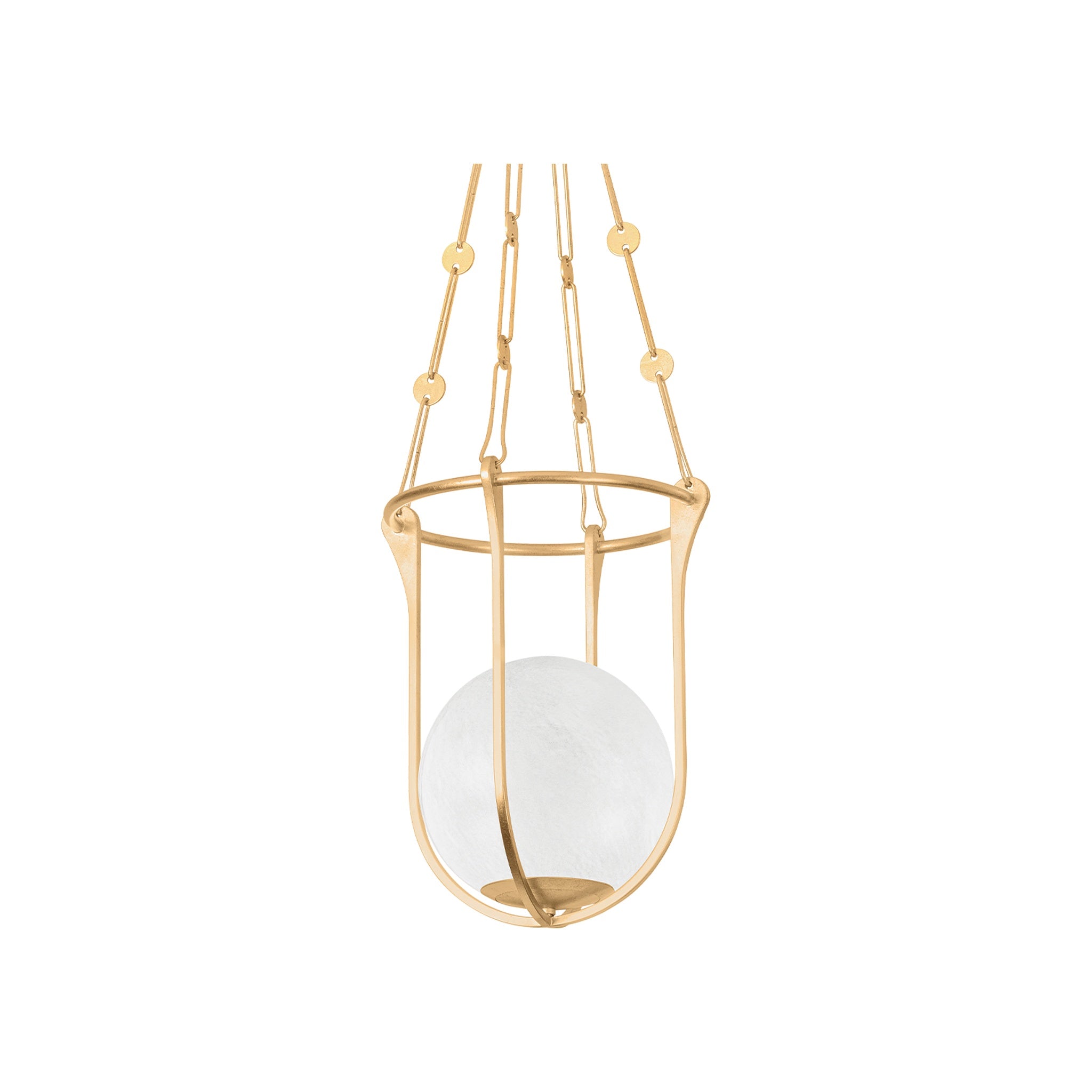 Verbank Lantern, Vintage Gold Leaf Small