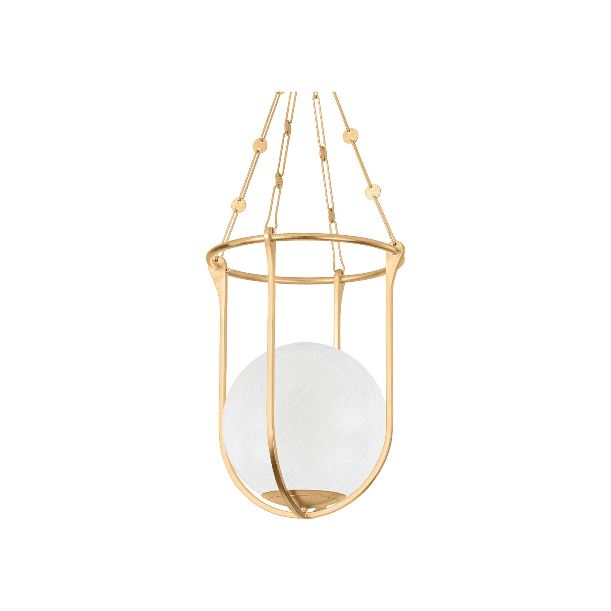 Verbank Lantern, Vintage Gold Leaf Large