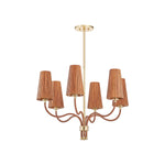 Atwood Chandelier LIGHTING - Chandelier Hudson Valley Lighting Aged Brass Small