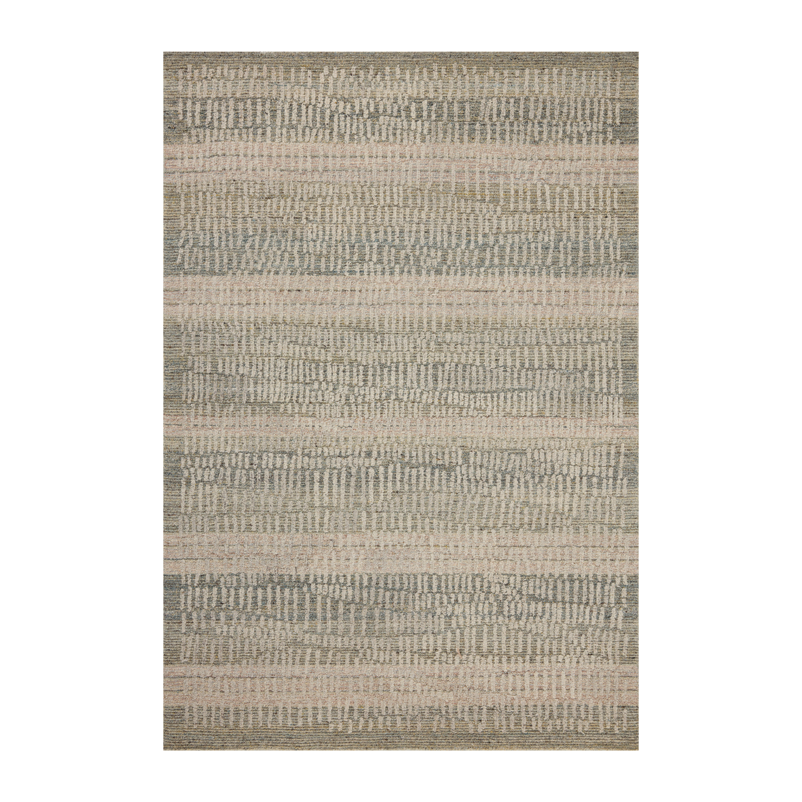 Loloi Elias Earth / Blush Rug 1- RUGS - wool Loloi 18" x 18" sample