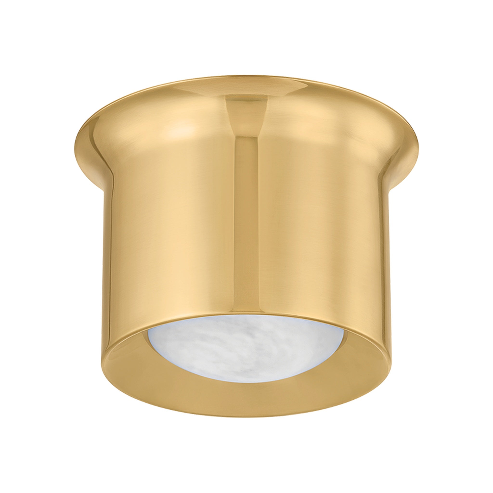 Noxon Flush Mount, Aged Brass Small