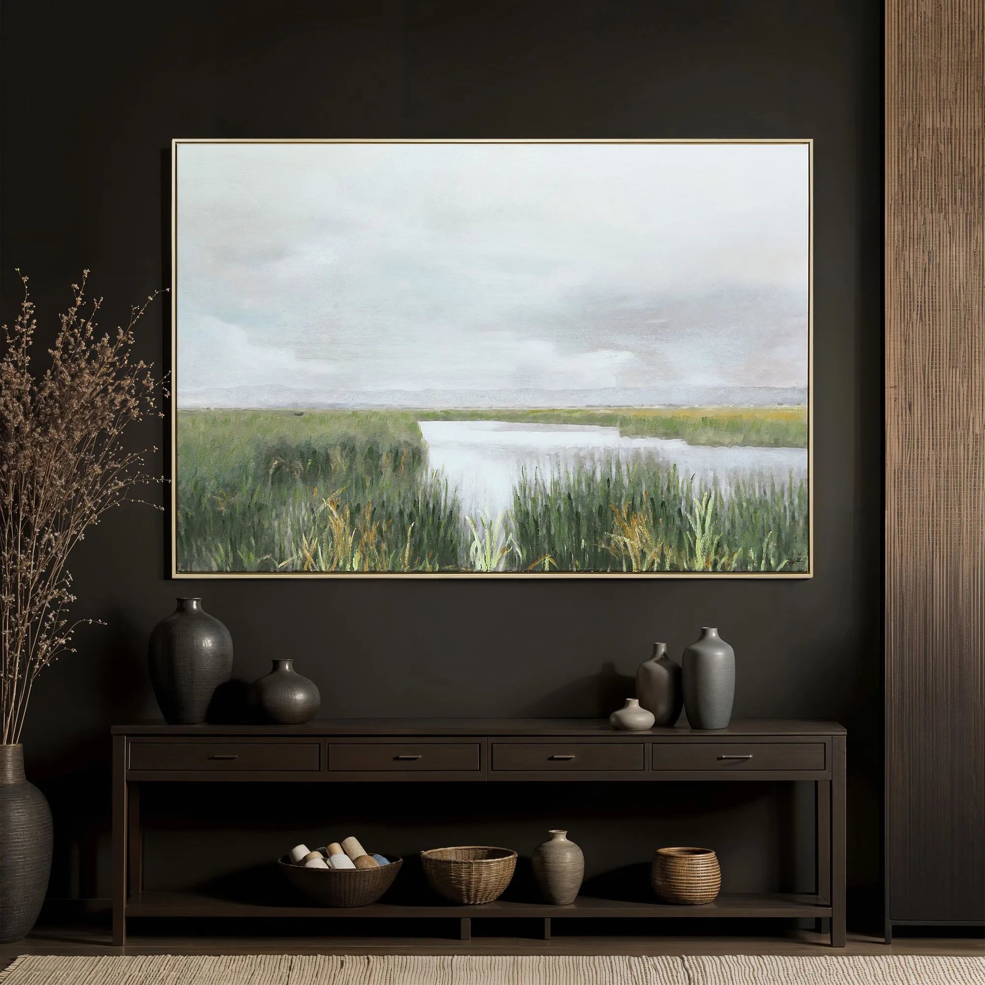 Tallowe Framed Canvas ARTWORK - framed print Renwil