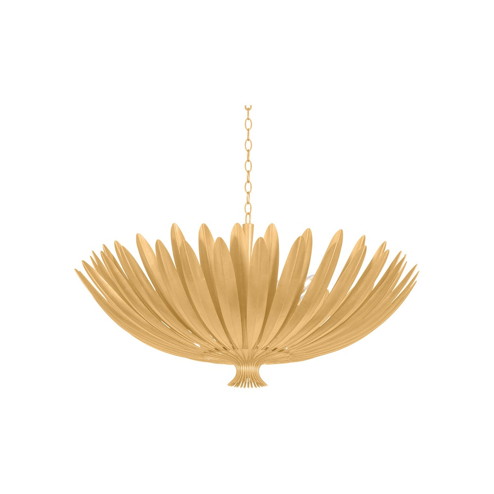 Whitfield Chandelier LIGHTING - Chandelier Hudson Valley Lighting Vintage Gold Leaf Large