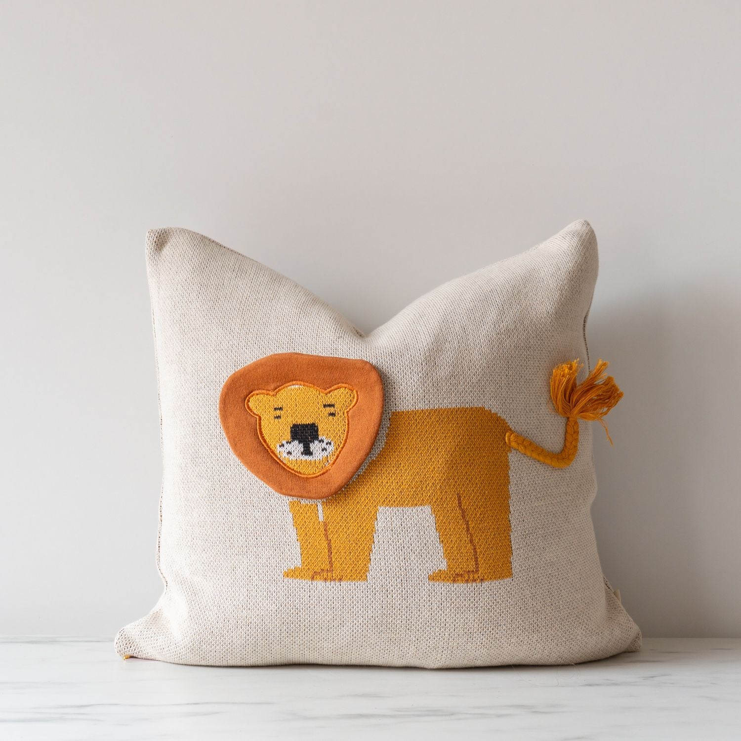 Knit Animal Children's Pillow - Rug & Weave