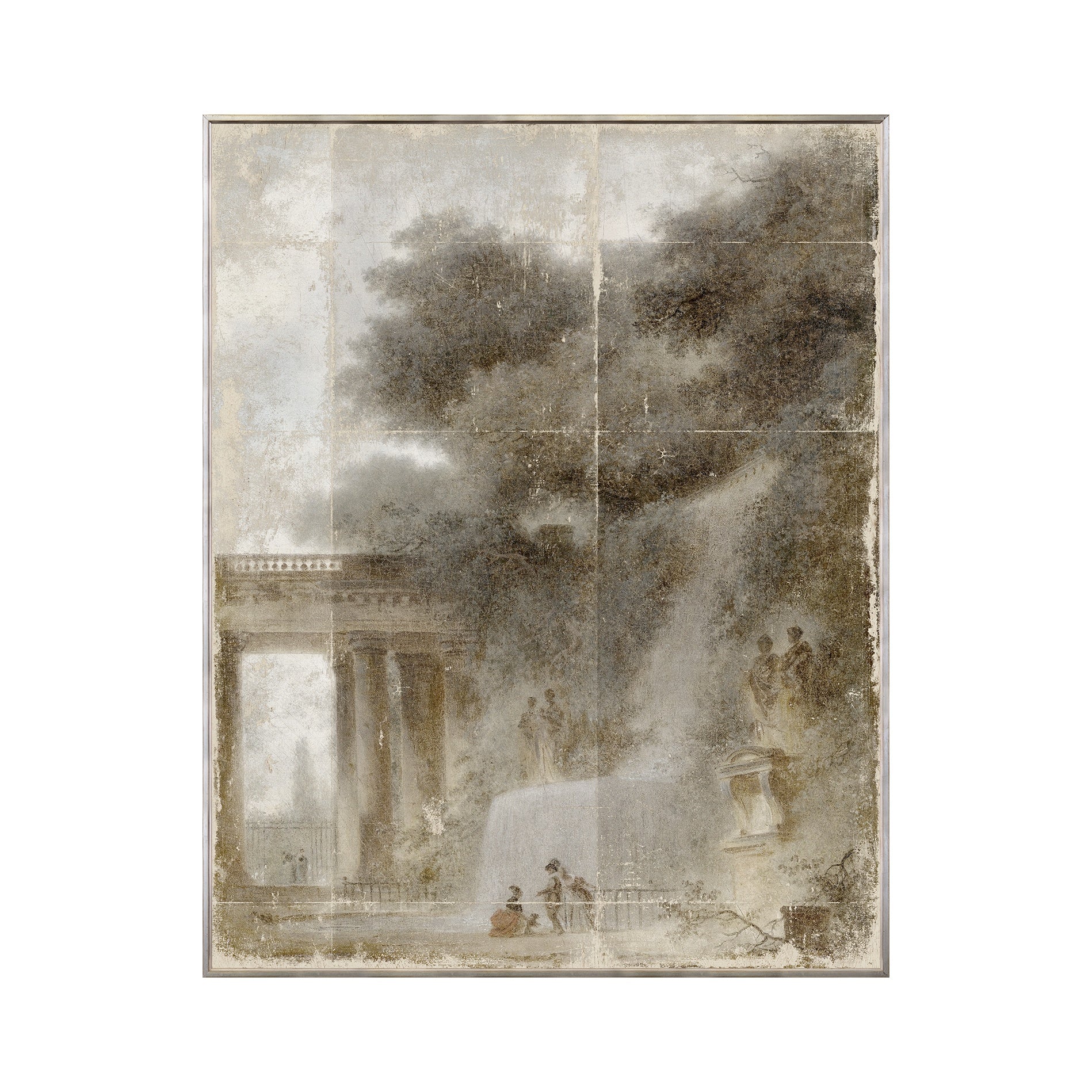 "The Cascade" Glass Framed Art Print ARTWORK - framed print Celadon Art