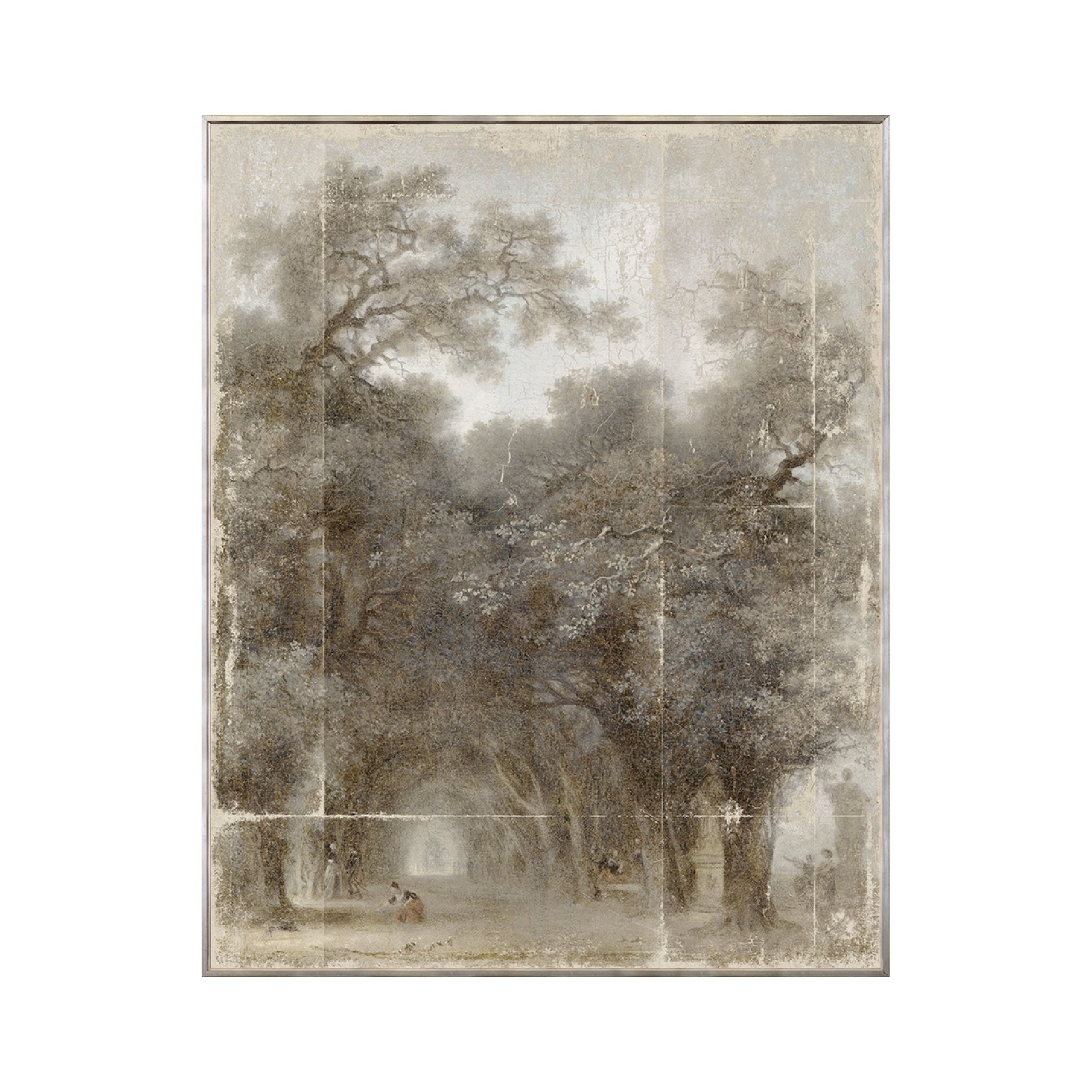 "A Shaded Avenue" Glass Framed Art Print ARTWORK - framed print Celadon Art