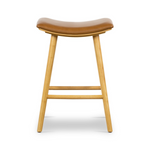 Union Saddle Counter Stool FURNITURE - bar/counter stool Four Hands Sierra Butterscotch/Smoked Natural