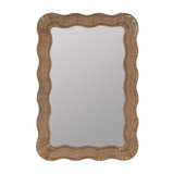 Scalloped Linden Mirror