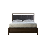 Folke Upholstered Bed - Boxter Taupe