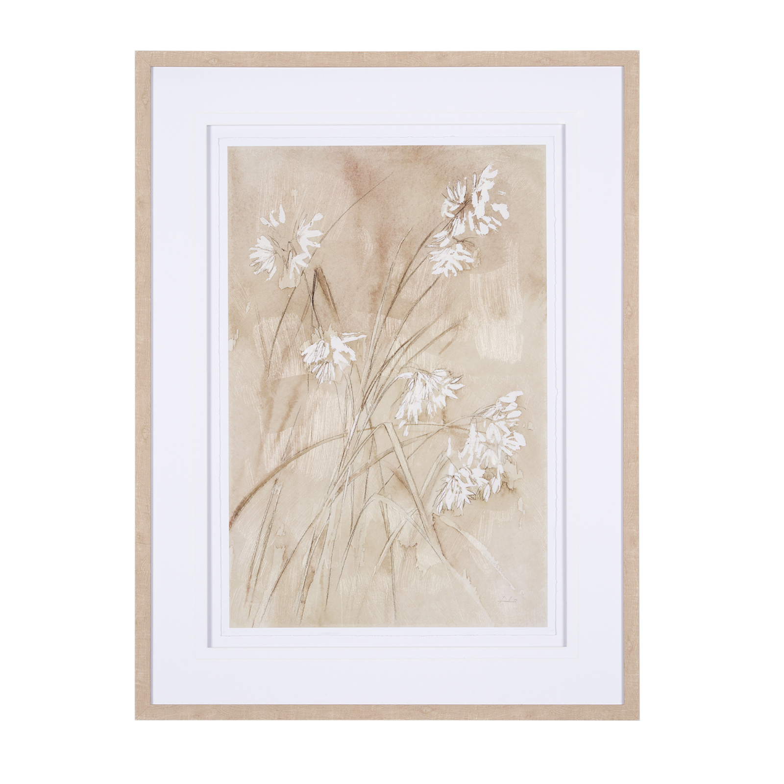 "Blooming Wildflowers" Framed Wall Art - Rug & Weave