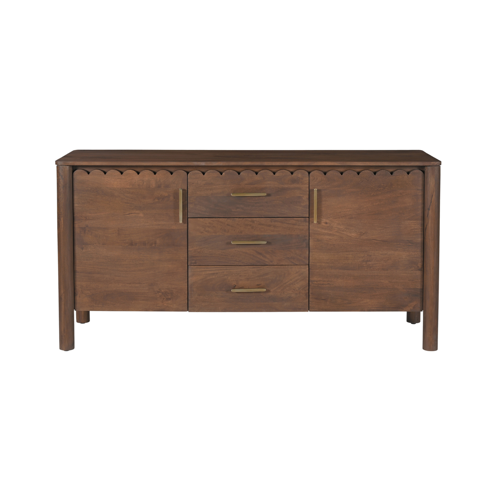 Winnie 3 Door Sideboard - Vintage Brown - Rug & Weave