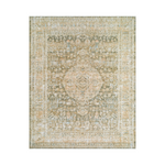 renaissance BORI-2302 Taupe, Light Beige, Tan, Denim, Dusty Coral Rug - Rug & Weave