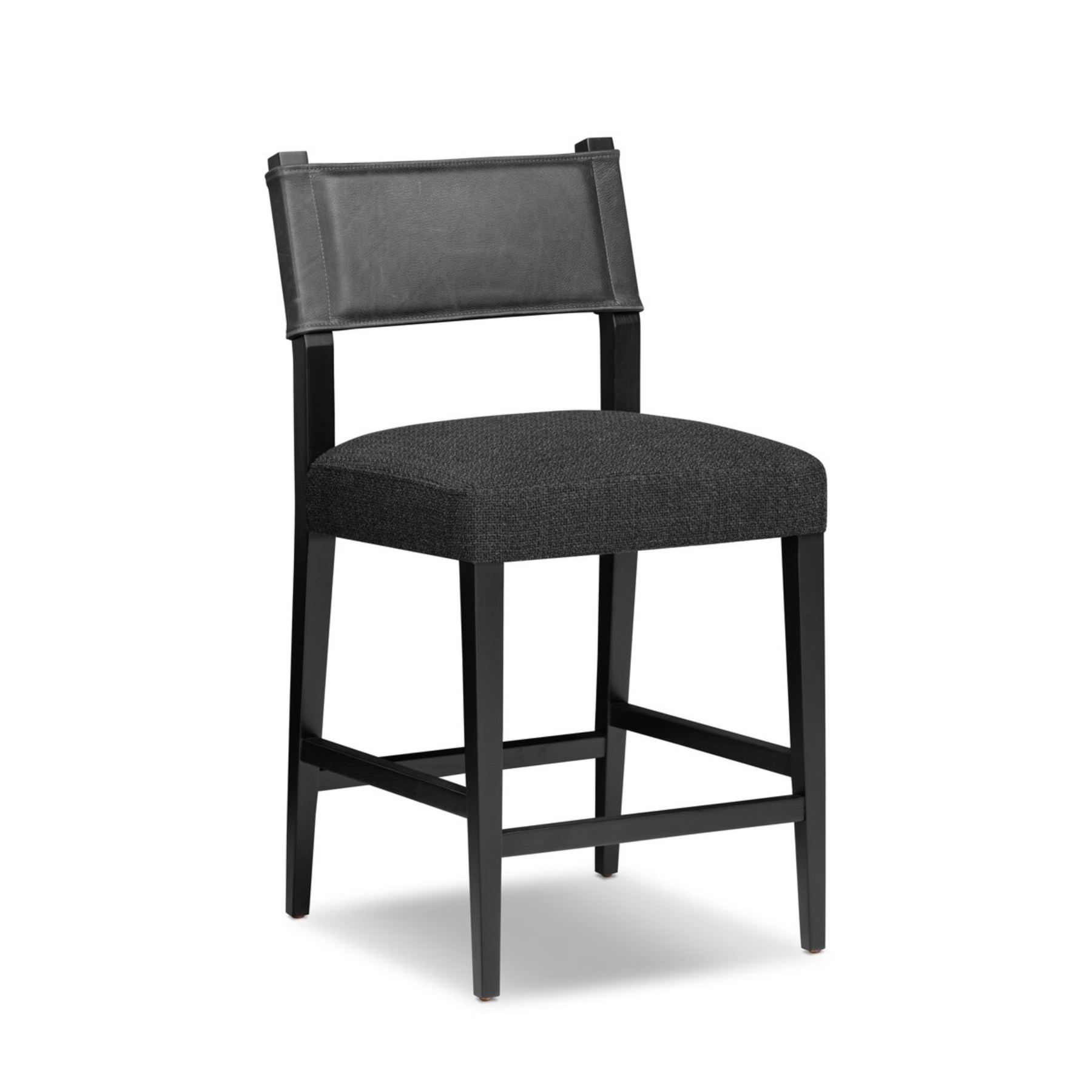 Ferris Counter Stool - Black 12 - a - FURNITURE - bar/counter stool Four Hands