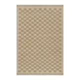 Willa Beige Checkerboard Rug