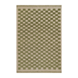 Willa Green Checkerboard Rug