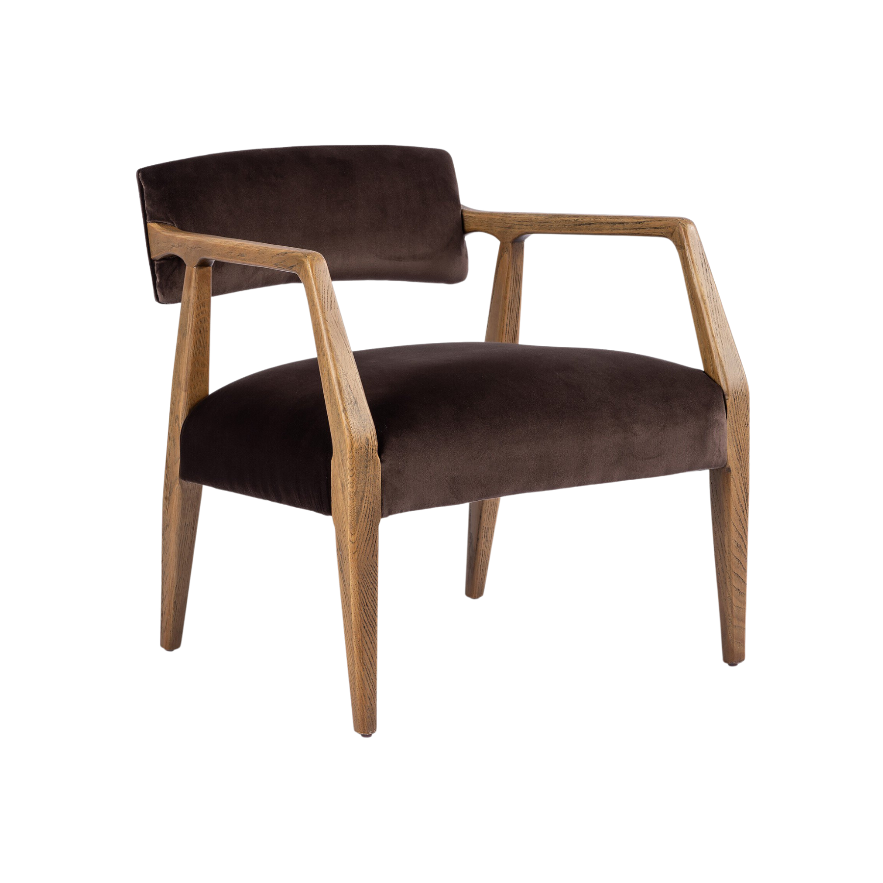 Tyler Armchair 0- FURNITURE - chair Four Hands Surrey Cocoa