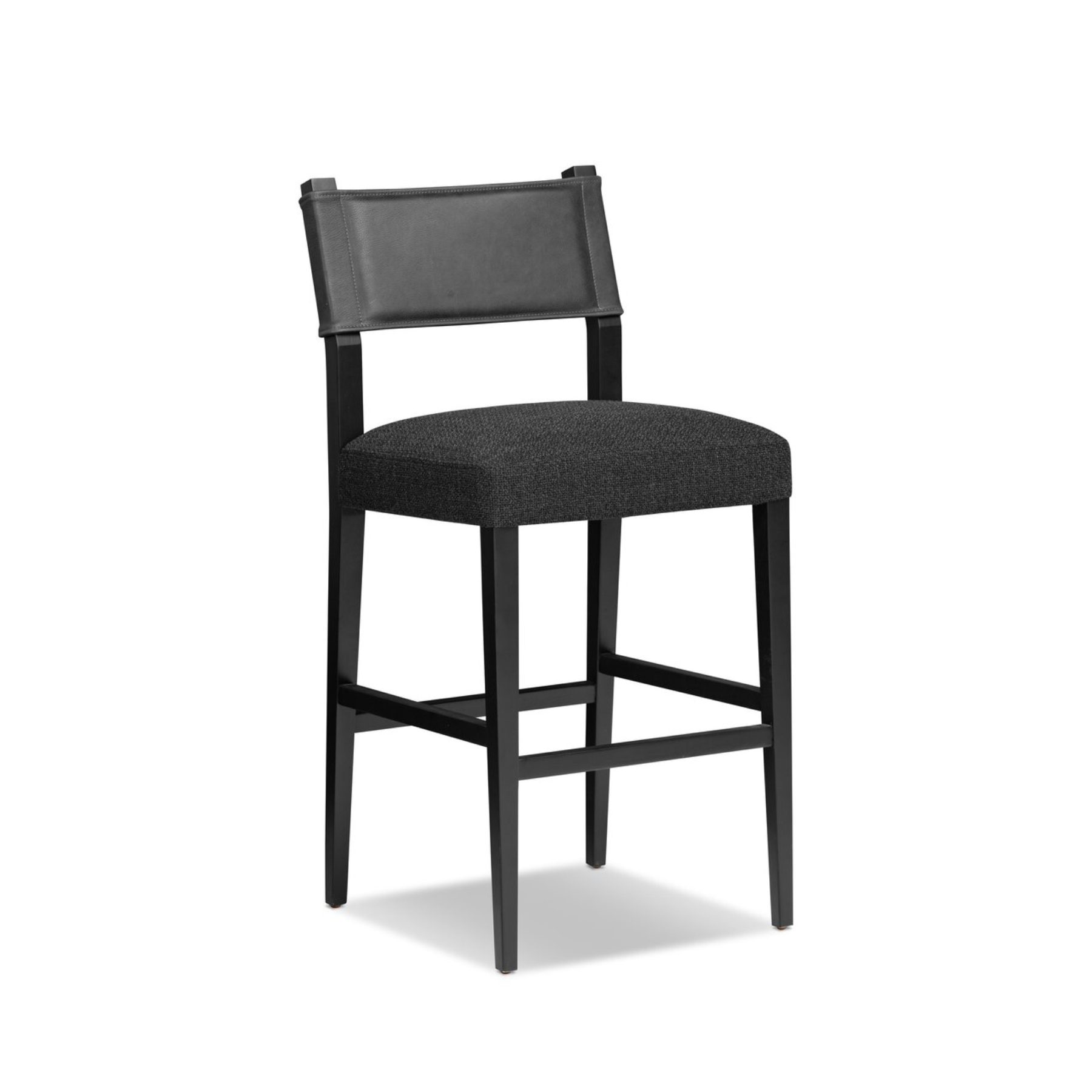 Ferris Bar Stool - Black 12 - a - FURNITURE - bar/counter stool Four Hands