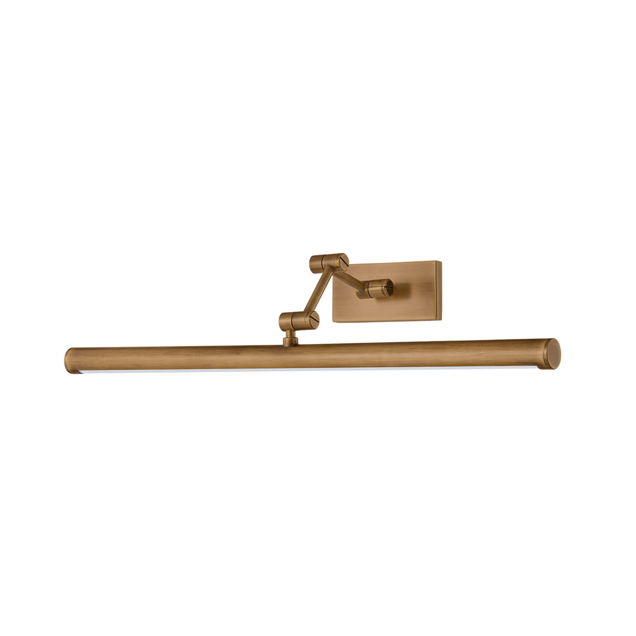 Isaac Picture Light LIGHTING - sconce Hudson Valley Lighting Patina Brass