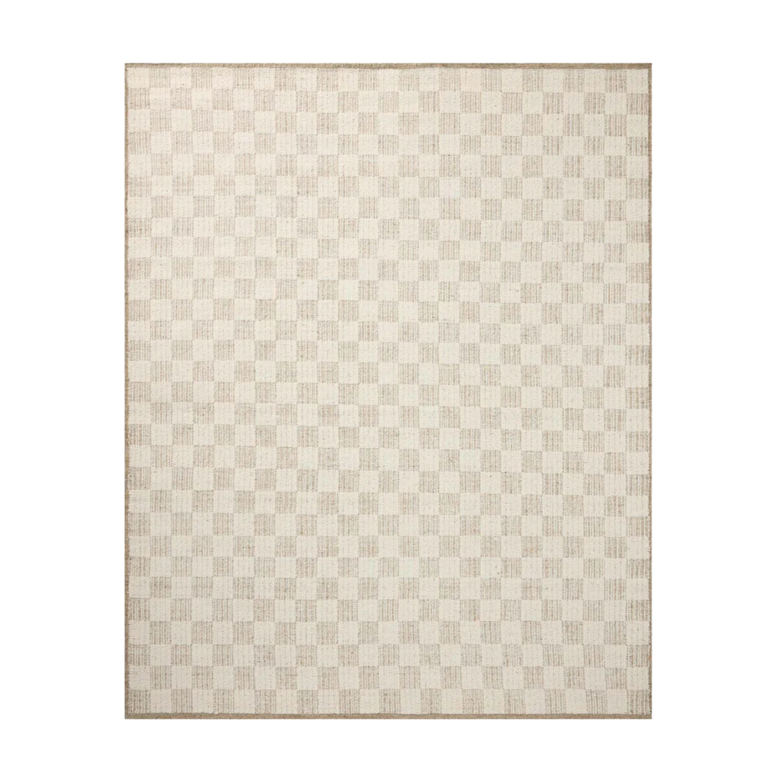 Brigette Romanek x Loloi Knox Ivory / Khaki Rug 1- RUGS - wool Loloi 2' x 3'