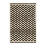 Willa Charcoal Checkerboard Rug