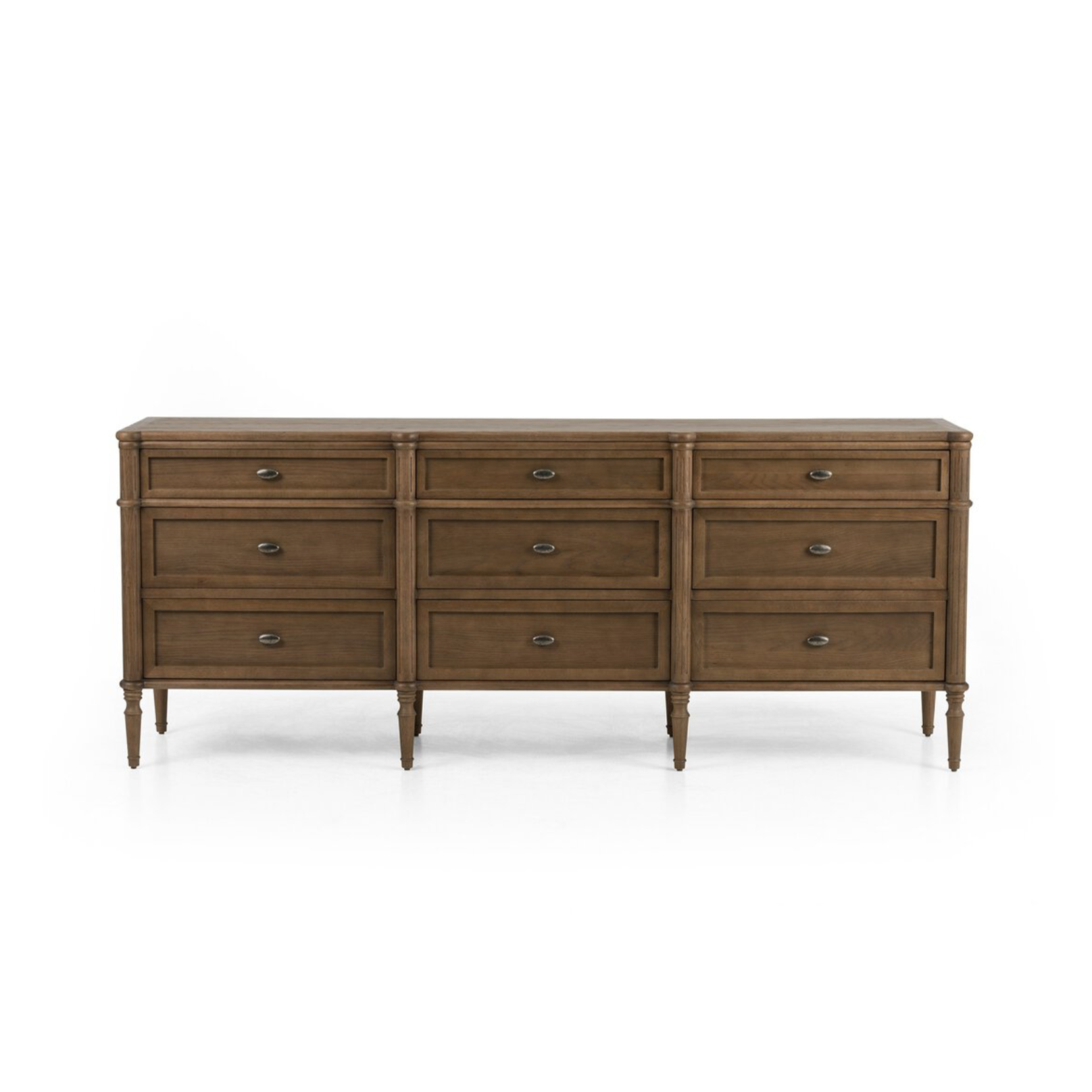 Toulouse 9 Drawer Dresser, Toasted Oak