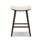Union Saddle Counter Stool FURNITURE - bar/counter stool Four Hands Essence Natural/Carbon Ash