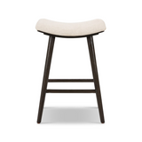 Union Saddle Counter Stool FURNITURE - bar/counter stool Four Hands Essence Natural/Carbon Ash