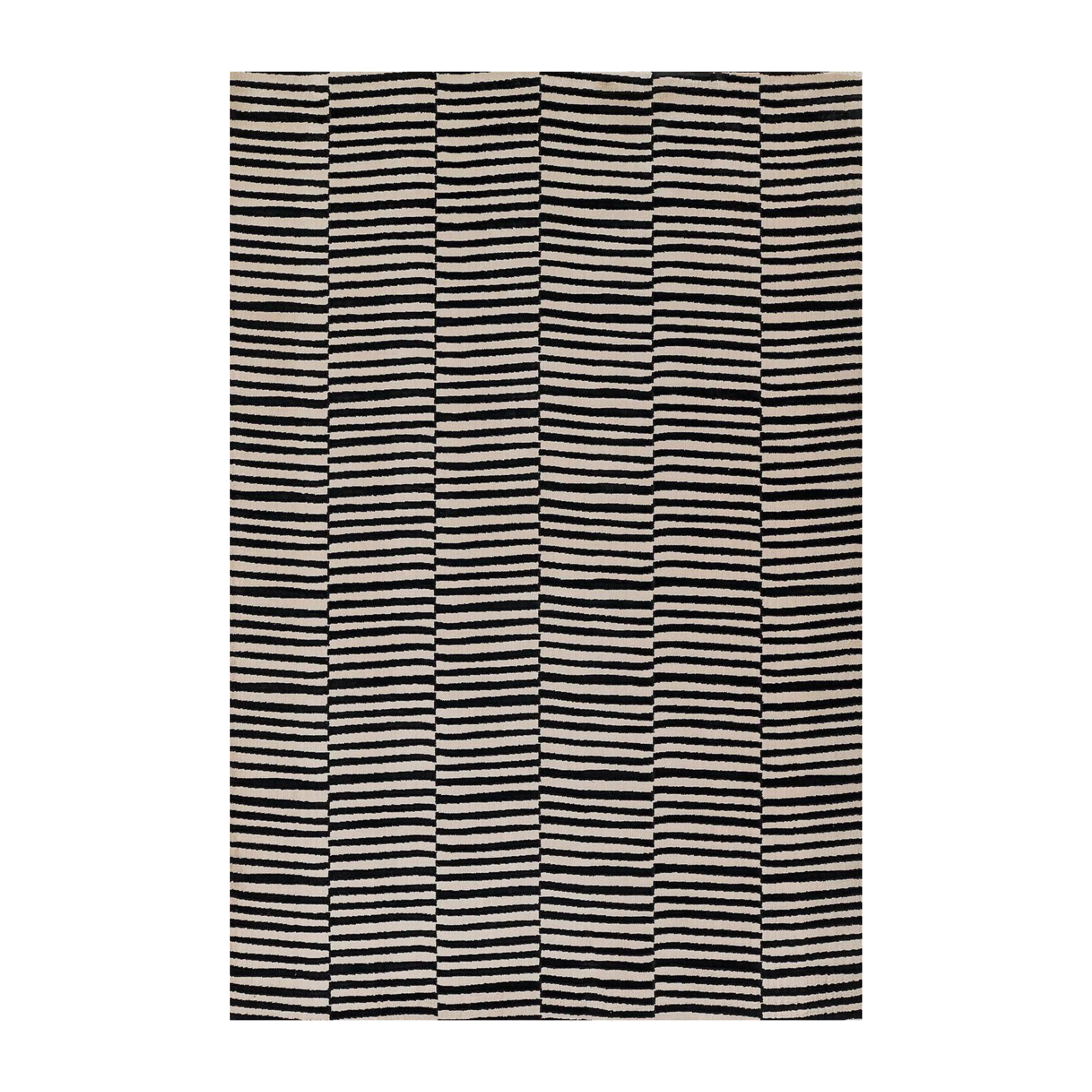 Xavier Black Lines Rug