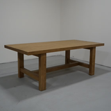 Lawrence Reclaimed Wood Rectangular Dining Table 5-VINTAGE -table Hauer Market