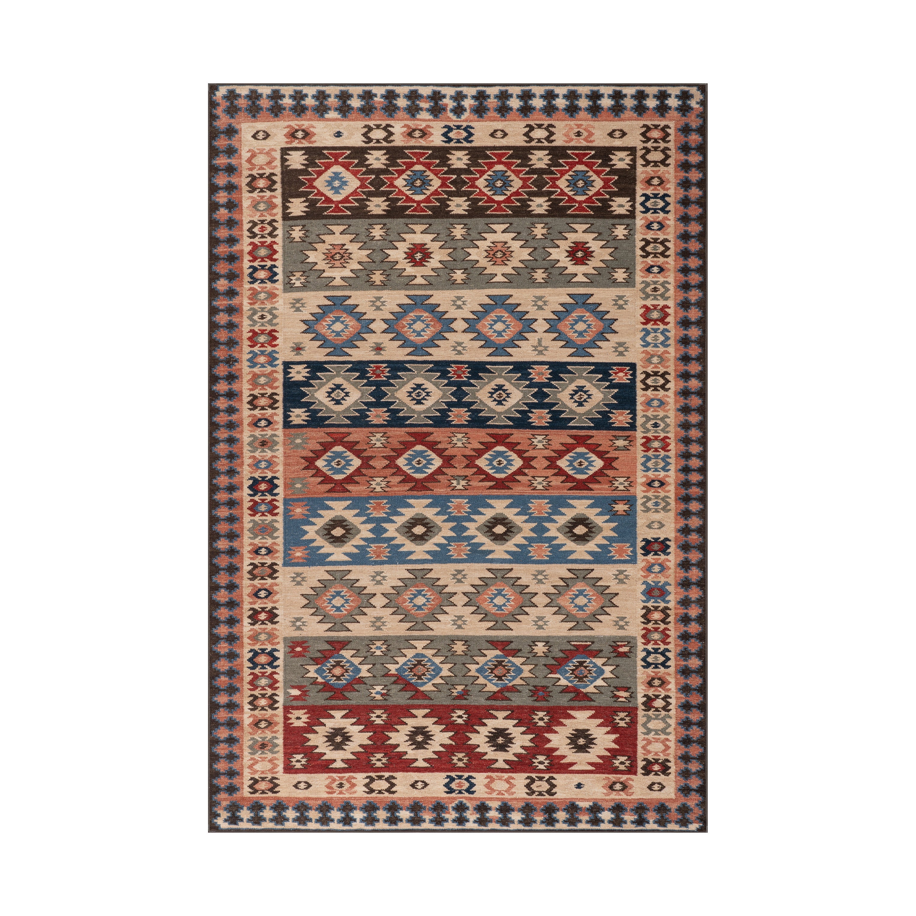 Balsam Kilim Machine Washable Rug, 2' x 3'