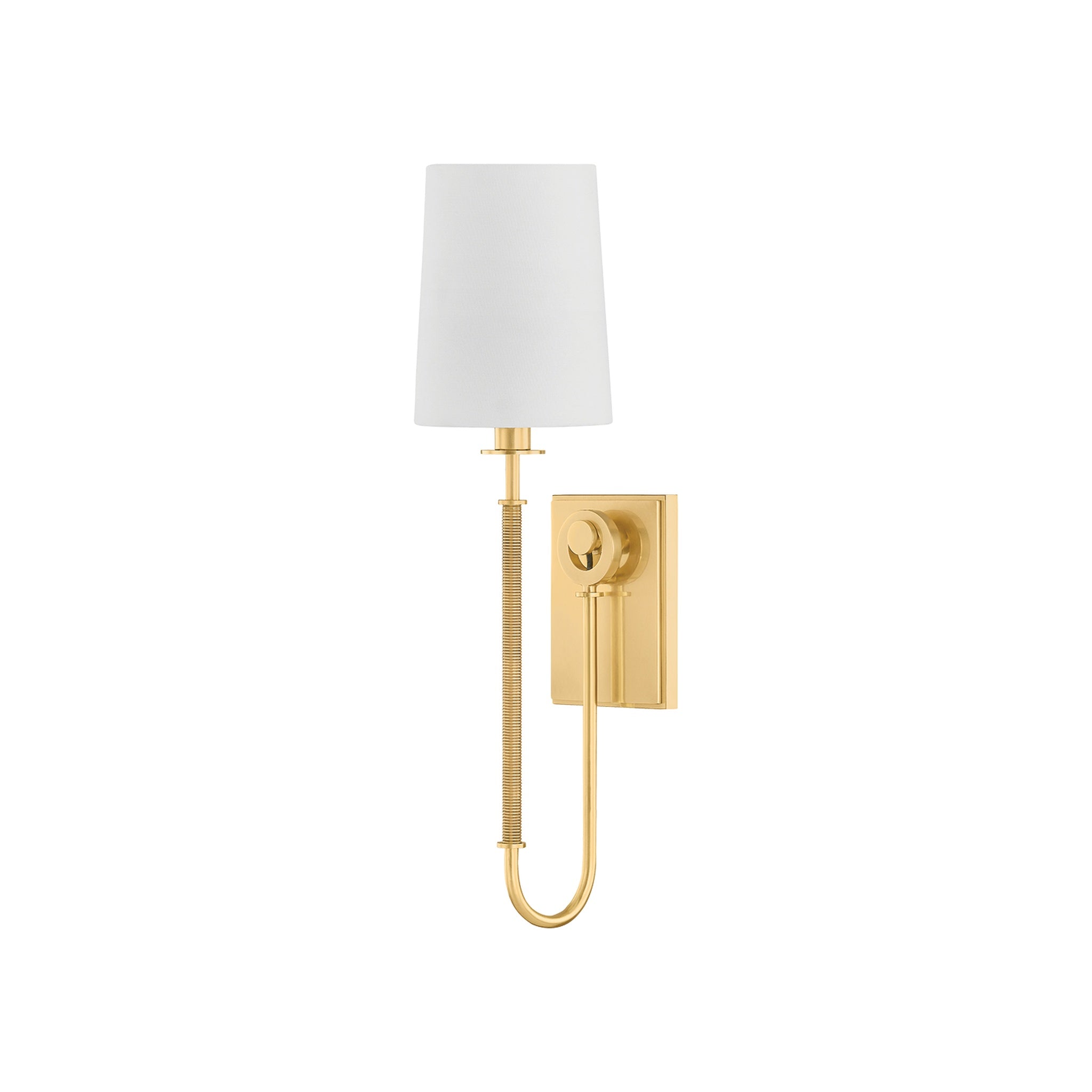 Glenmont Wall Sconce, Aged Brass Small