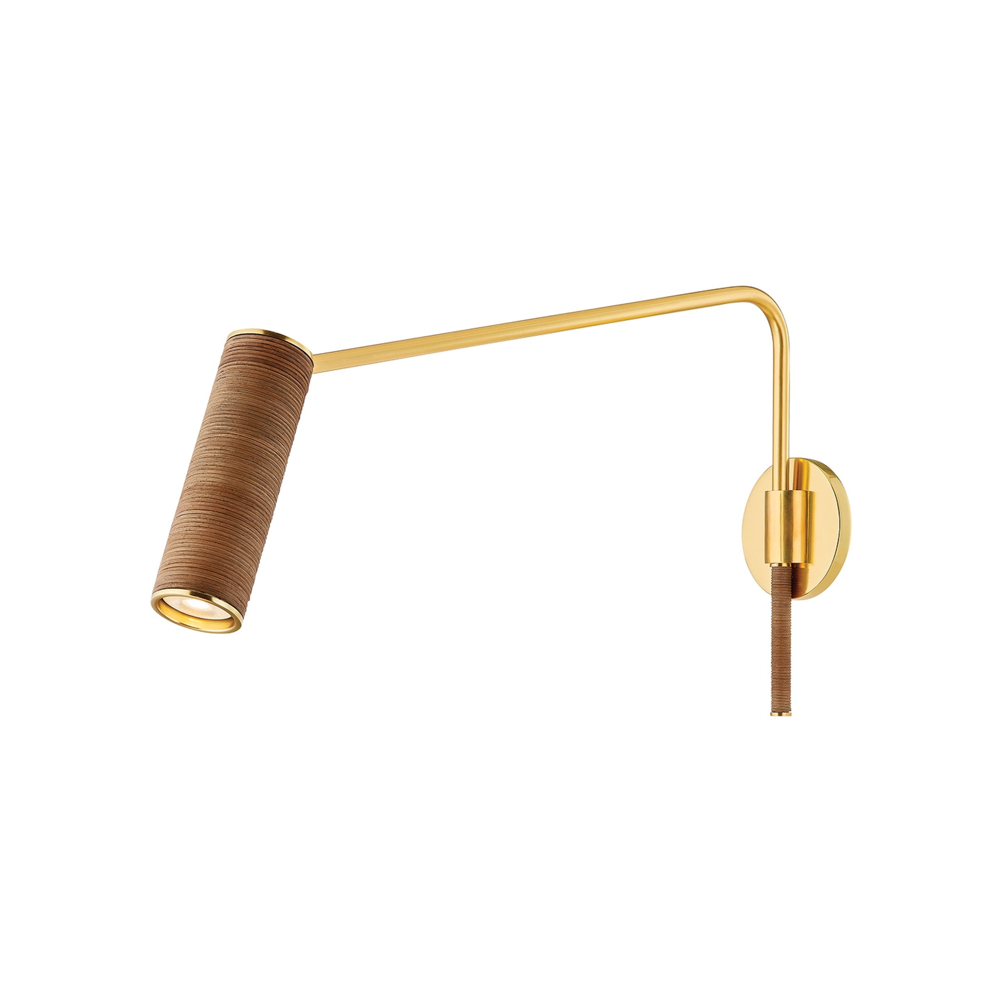 Narragansett Wall Sconce, Aged Brass