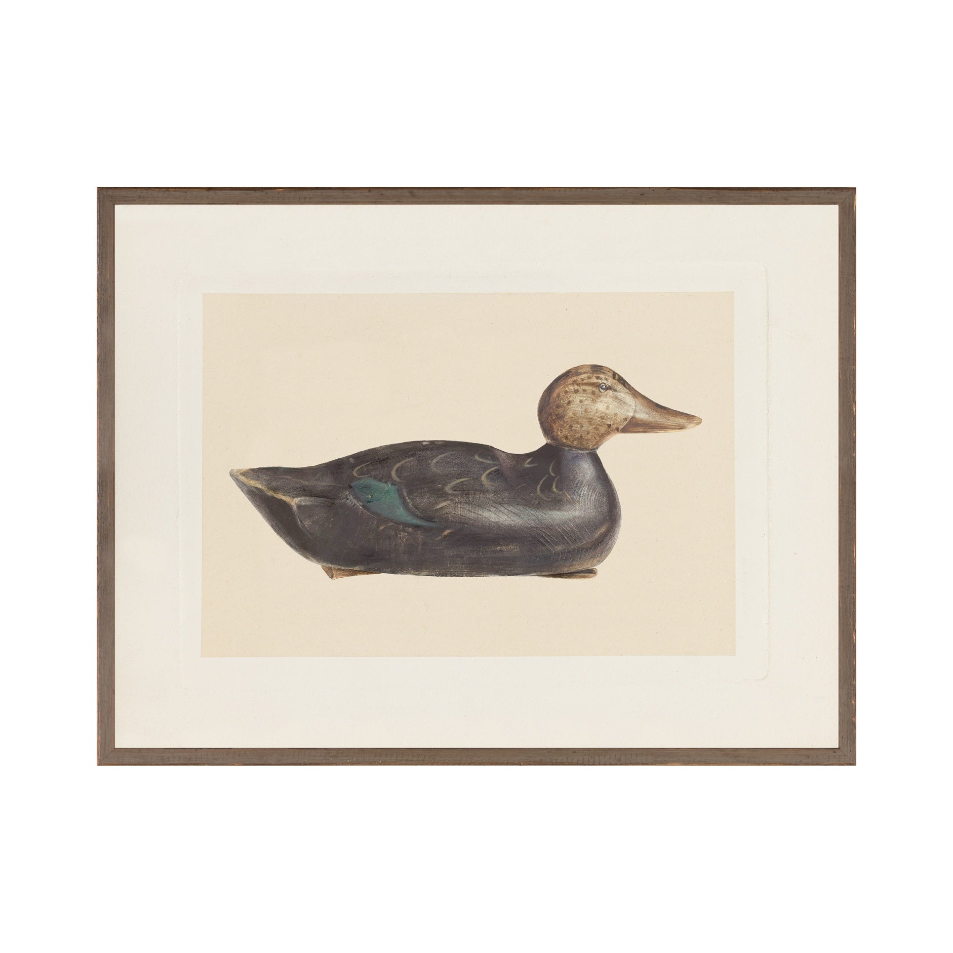 "Decoy Duck II" Framed Art Print