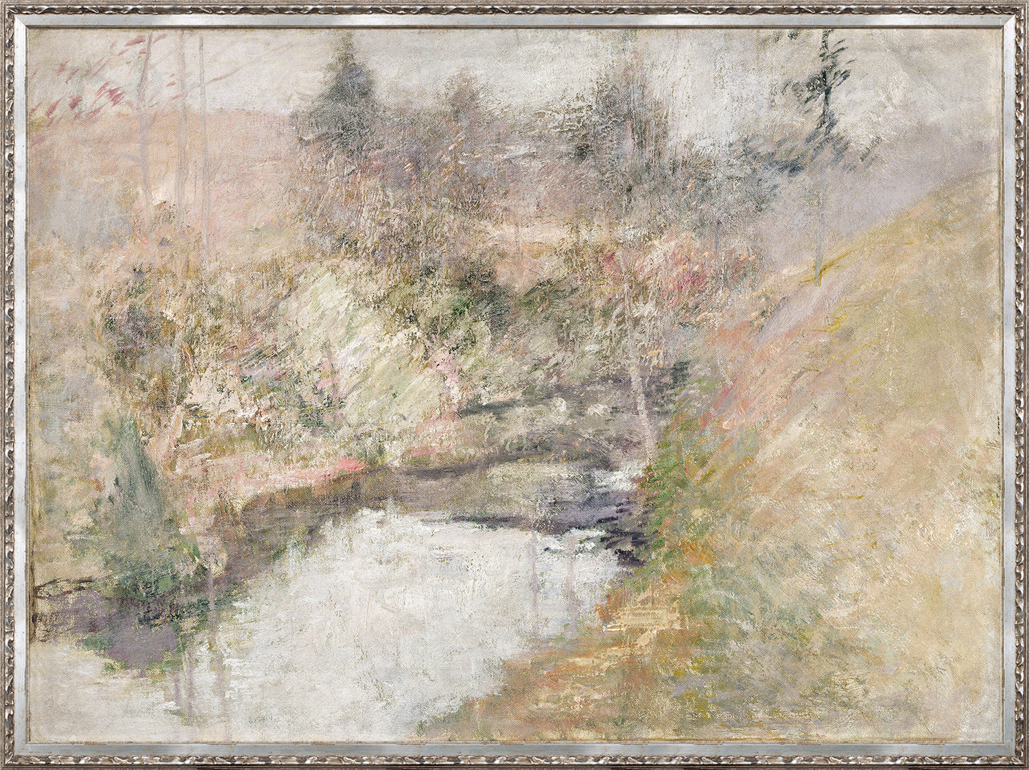 "1890 Hemlock Pond" Framed Art Print ARTWORK - framed print Celadon Art Medium