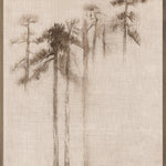 "Ink Wash Pines" Framed Art Print ARTWORK - framed print Celadon Art Large