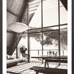"Ski Cabin C.1966" Framed Art Print ARTWORK - framed print Celadon Art Small