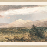 "Hudson River School - Catskills at Sunset 1870" Framed Art Print