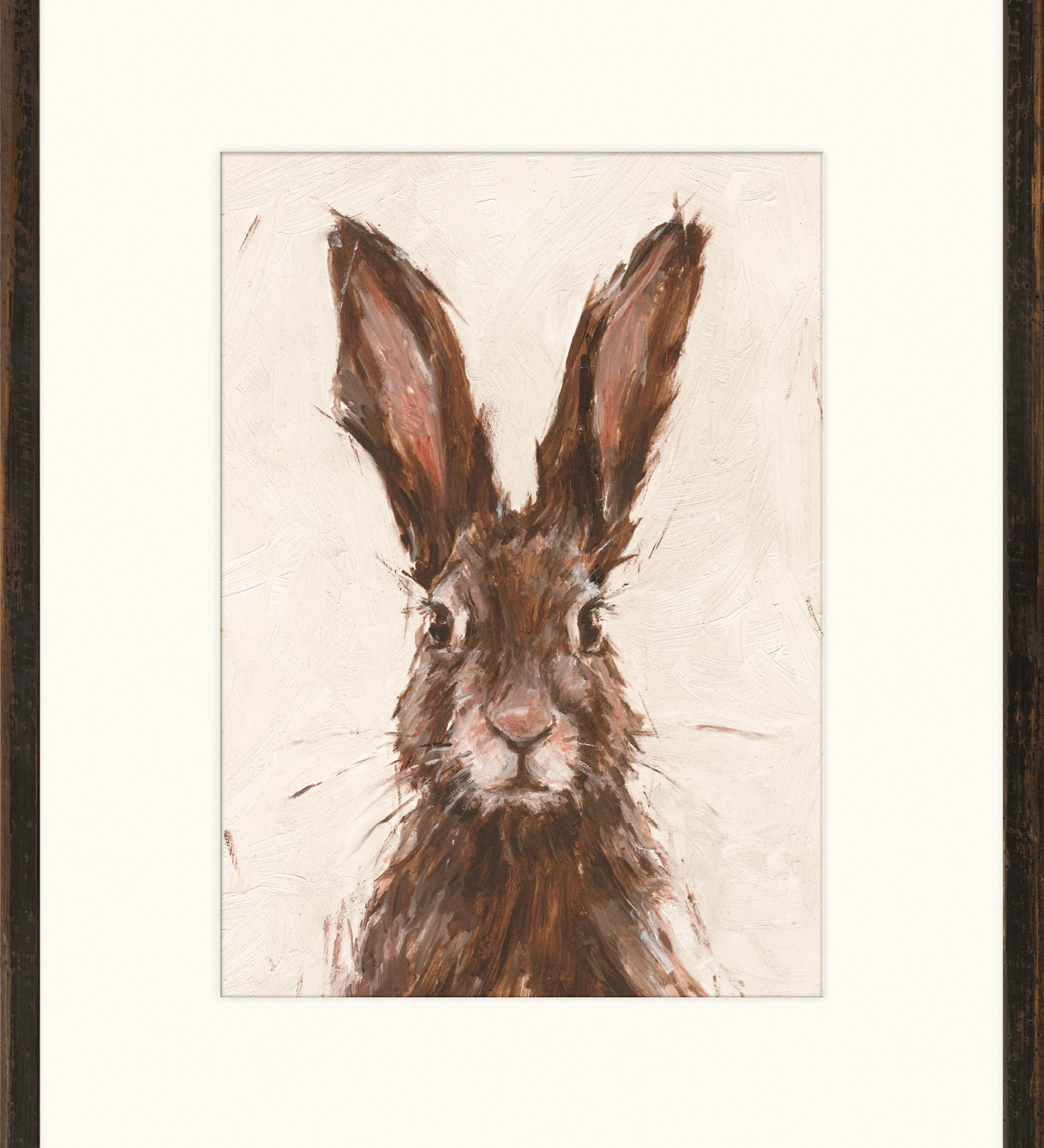 "Brown Hare" Framed Art Print ARTWORK - framed print Celadon Art