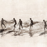 "Summer Surf C.1966" Framed Art Print ARTWORK - framed print Celadon Art Large Gallery Wrap Canvas