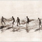 "Summer Surf C.1966" Framed Art Print ARTWORK - framed print Celadon Art Large Glass Framed