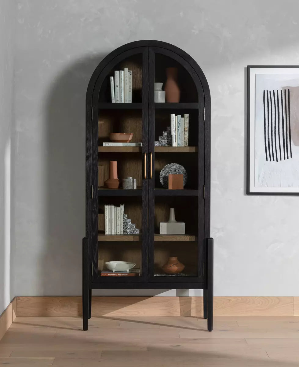 Tulia Cabinet - Matte Black - Rug & Weave