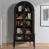 Tulia Cabinet - Matte Black - Rug & Weave