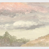 "Hudson River School - Clouds Over Church's Farm 1870" Framed Art Print ARTWORK - framed print Celadon Art Large Canvas On Board White