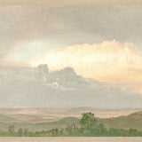 "Hudson River School - Clouds Over the Hills 1865" Framed Art Print