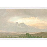 "Hudson River School - Clouds Over the Hills 1865" Framed Art Print
