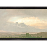 "Hudson River School - Clouds Over the Hills 1865" Framed Art Print